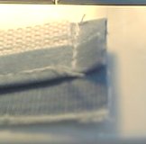 07.8.19 サイドの縫い代を折り返してミシン