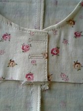 07.9.1襟部分 ボタン穴を開ける