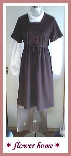 07.11.18 チョコ色チュニックワンピ完成