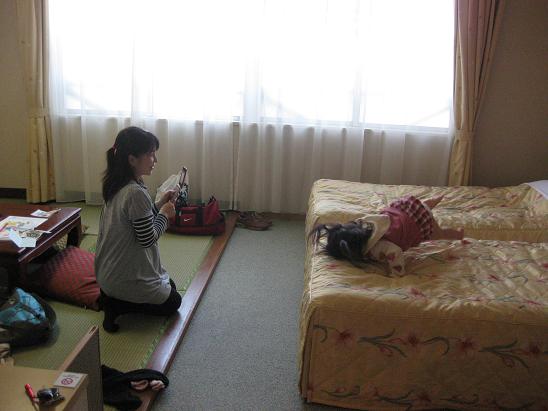 ユネッサンインのお部屋(箱根家族旅行2010)