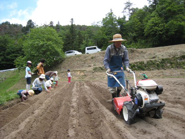 大豆を蒔く　タムフミ