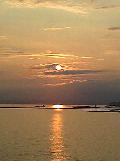 夕日３