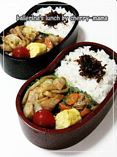 帆立と青梗菜の中華炒め６