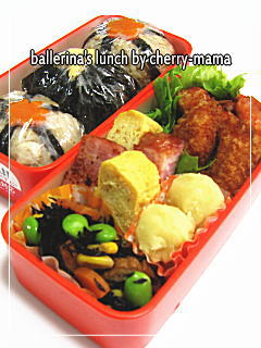 炊き込みご飯とエビフライのお弁当６