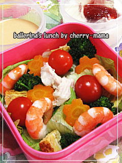 カルビ丼弁当サラダ