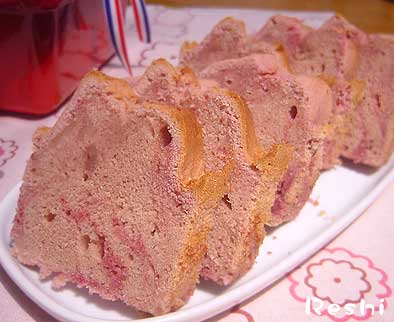 木苺のパウンドケーキ