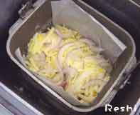 ベーコン　コーンパン焼く前