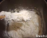 サンヨー　米粉ゼロのパン　こねたあとの状態