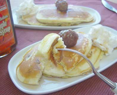 栗ホットケーキ