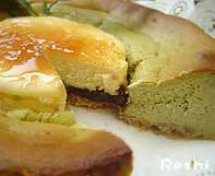 柚子抹茶チーズケーキ