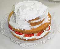 ケーキのデコレーション