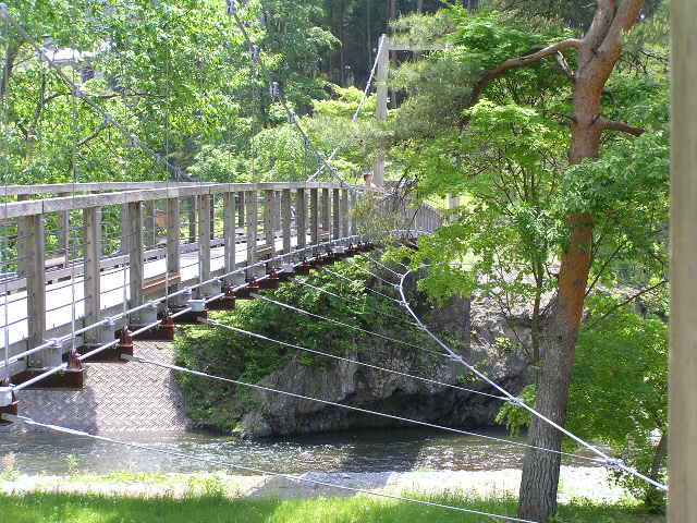 丹波山温泉つりばし