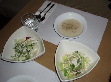サラダとスープ