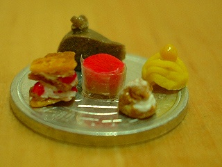 ケーキon1円玉