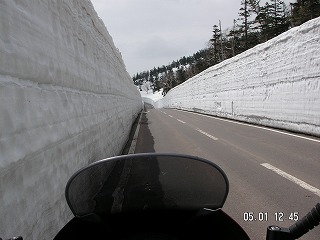 八幡平ｱｽﾋﾟｰﾗｲﾝ雪の回廊