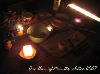 candle night winter solstice 2007