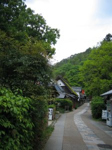 鳥居本　古い町並み