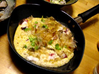 柳さんのフライパンととろろ焼き