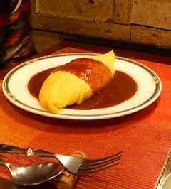 オムライス・デミグラスソース