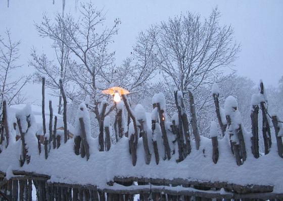 2007.12.31 鶴の湯別棟 窓景色