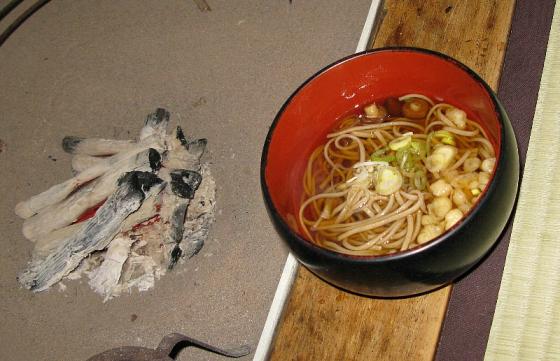 鶴の湯でつるつる…年越しそば