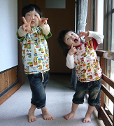 Bit'z プッシュトイ柄Ｔシャツ オソロ着画