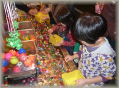  ボールすくい♪