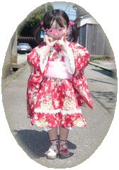 まいちゃん着物ドレス☆