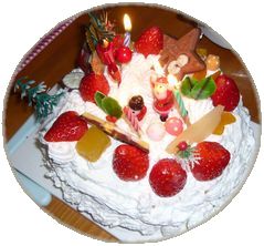クリスマスケーキﾟ･*:.｡. .｡.:*･゜