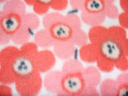 フリース　花柄