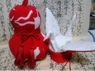 瓢箪と折鶴８４