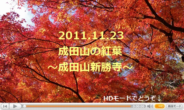 成田山の紅葉 黄昏雑記 楽天ブログ