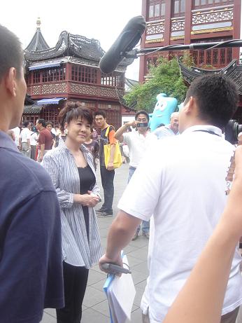 豫園にて川中美幸さん 晒太陽 楽天ブログ