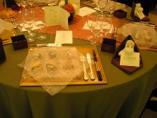 披露宴のテーブルにはムーミンが！