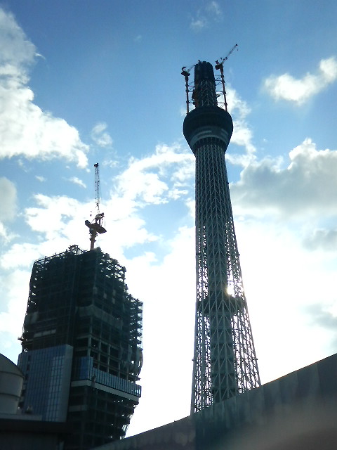 2010秋スカイツリー工事中