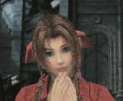 キャラ電/エアリス/喜ぶ