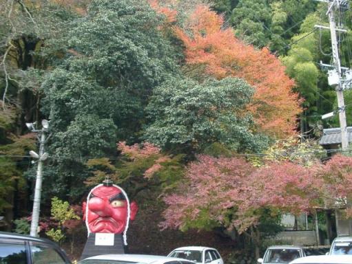 鞍馬駅前・天狗