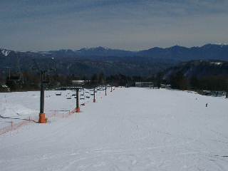 おんたけRWスキー場 下ゲレンデ