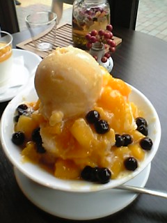 マンゴーアイスシャワー