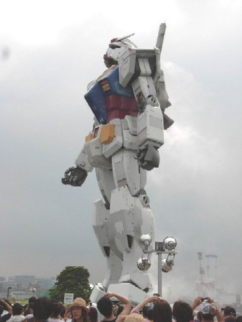 ガンダム上向き