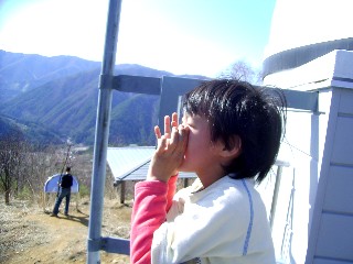 2006/5/4 高ソメキャンプ場にてヤッホー