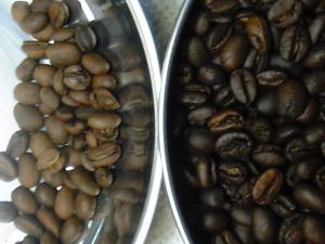 焙煎後もハンドピック