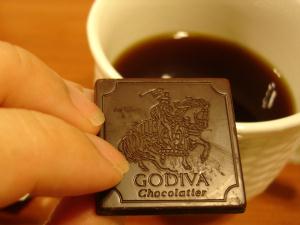 ゴディバと共に(⌒-⌒)