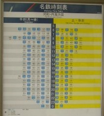阿久比駅時刻表