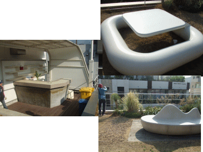 ポール・スミスのショップのお庭