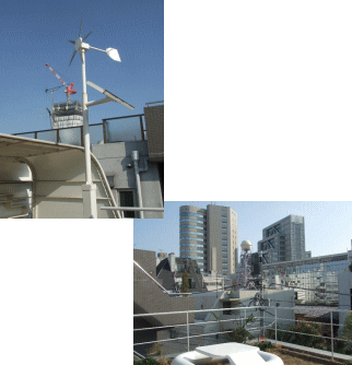 ポール・スミスのショップの屋上から