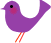 bird purple