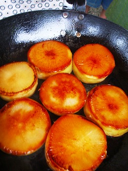 フライパンの中