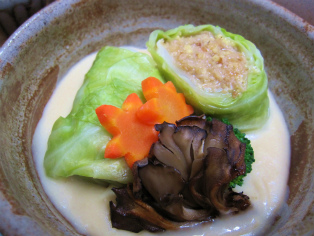 秋のロールキャベツ