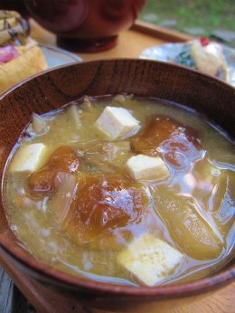なめこ味噌汁